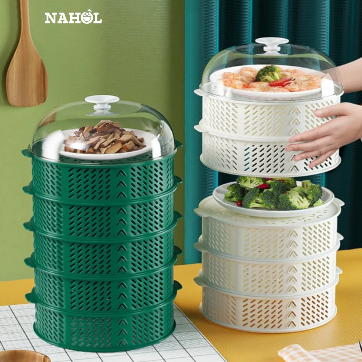 Food Sefty Cover Multi-Layer Basket