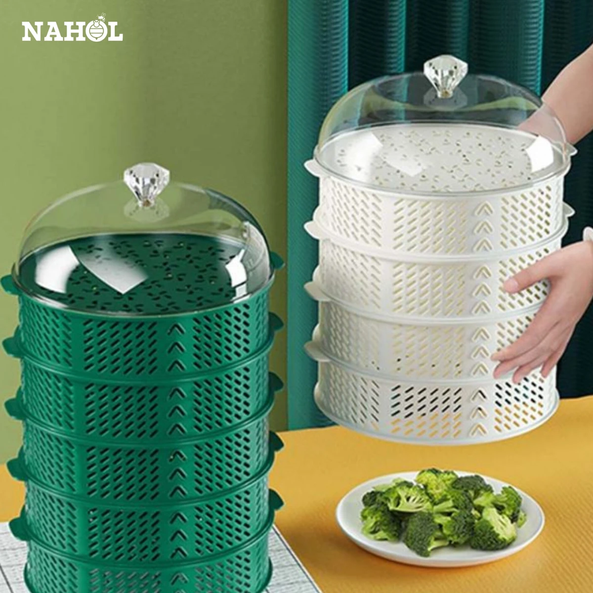 Food Sefty Cover Multi-Layer Basket