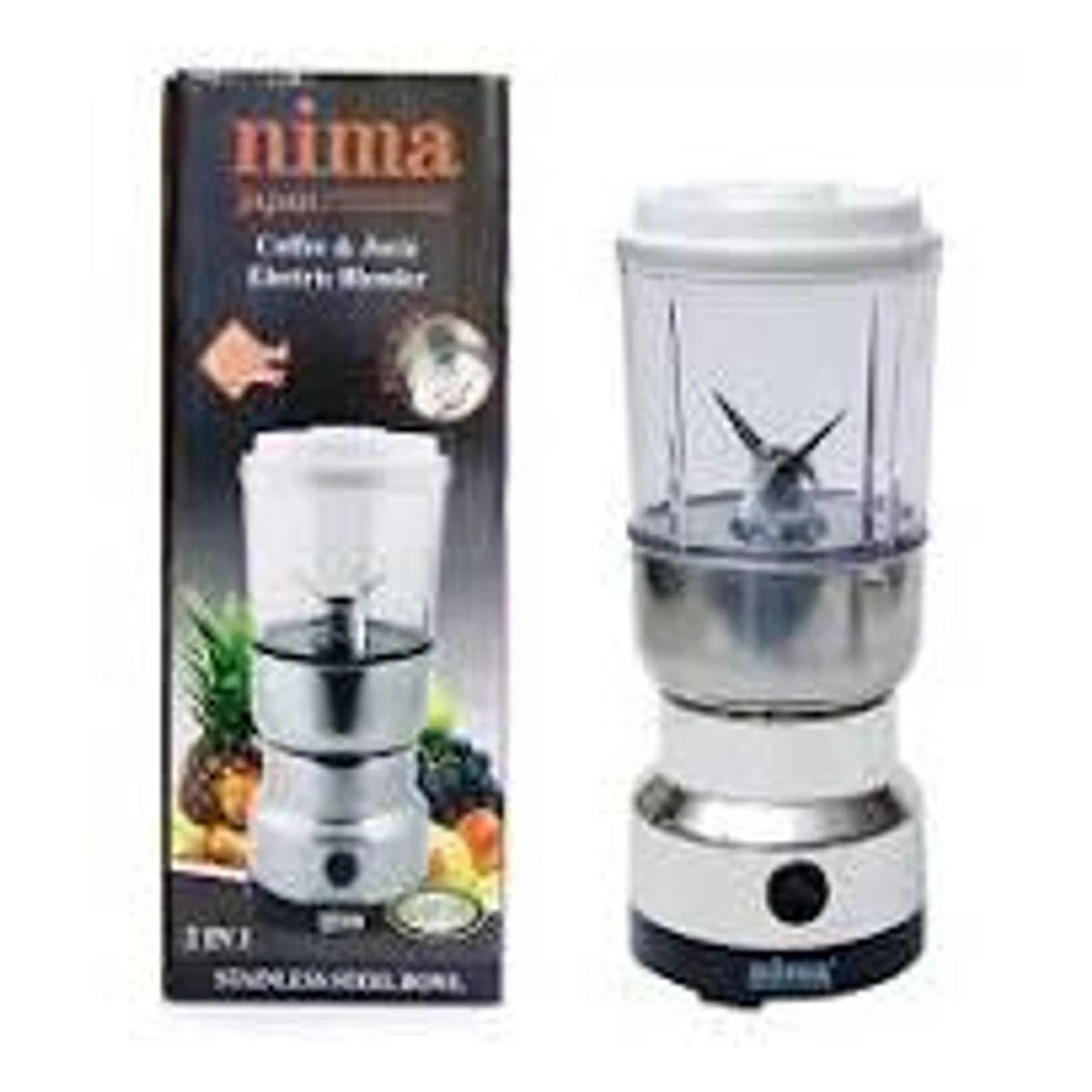 Nima Electric 2 in 1 Blender and Grinder, High Quality Heavy Duty Blender and Mixer Grinder